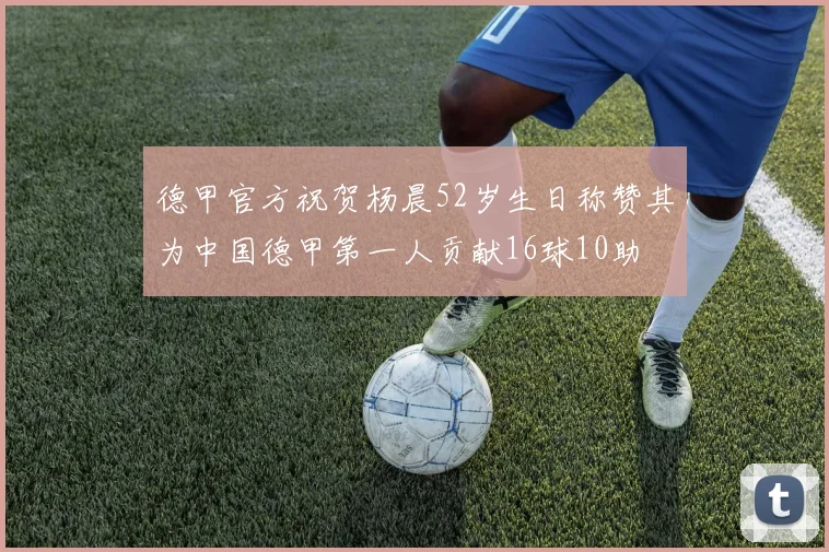 德甲官方祝贺杨晨52岁生日称赞其为中国德甲第一人贡献16球10助